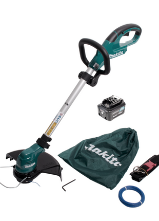 Makita UR 100 DM1 Akku Rasentrimmer 10,8V + 1x Akku 4,0Ah + 1x Fadenkopf und Zubehör - ohne Lader - Toolbrothers