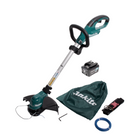 Makita UR 100 DM1 Akku Rasentrimmer 10,8V + 1x Akku 4,0Ah + 1x Fadenkopf und Zubehör - ohne Lader - Toolbrothers