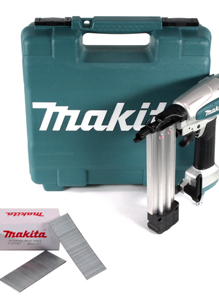 Makita AF 506 Druckluft Stauchkopfnagler 15-50mm 4,3-8,3bar + 5000x Stauchkopfnagel 50mm galvanisiert + Koffer - Toolbrothers