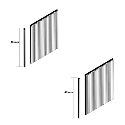 Makita AF 506 Druckluft Stauchkopfnagler 15-50mm 4,3-8,3bar + 10000x Stauchkopfnagel 40/45mm galvanisiert + Koffer - Toolbrothers