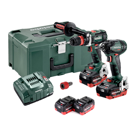 Metabo COMBO SET 2.1.13 18 V BL LIHD BS 18 LTX BL Q I Akku Bohrschrauber + SSD 18 LTX 200 BL Akku Schlagschrauber 18V Brushless + 2x Akku 5,5Ah + Ladegerät + MetaLoc ( 685125000 ) - Toolbrothers