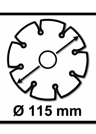 WellCut Diamant Trennscheiben Set 115x22,2mm mit Special ( 334 - 115 / 22 ) + Universal turbo ( 888 - 115 / 22 ) - Toolbrothers