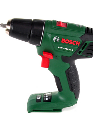 Bosch Heimwerker PSR 1800 Li-2 3X 18 V Akku Bohrschrauber + 26tlg. Bit Bohrer Set + 3 x Akku 1,5Ah + Ladegerät + Koffer - Toolbrothers