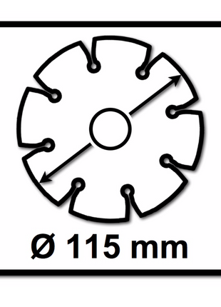 WellCut Diamant Trennscheiben Set 115x22,2mm mit 2x Special ( 334 - 115 / 22 ) + 2x Universal turbo ( 888 - 115 / 22 ) - Toolbrothers