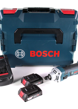 Bosch GGS 18 V-LI Akku Geradschleifer 18V + 2x Akku 2,0Ah + Ladegerät + L-Boxx - Toolbrothers