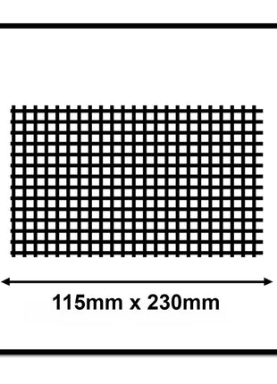 Mirka ABRANET Schleifstreifen Grip 115x230mm P120 50 Stk. ( 5411205012 ) - Toolbrothers