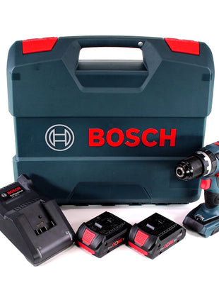 Bosch GSB 18V-60 C Akku Schlagbohrschrauber 18V 60Nm Brushless + 2x Akku 4,0Ah + Ladegerät + L-Case - Toolbrothers