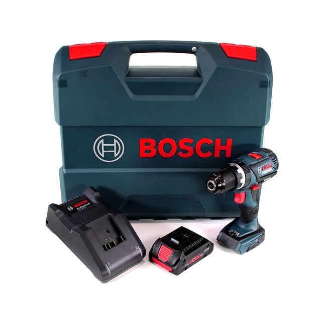 Bosch GSB 18V-60 C Akku Schlagbohrschrauber 18V 60Nm Brushless + 1x Akku 4,0Ah + Ladegerät + L-Case - Toolbrothers