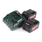 Metabo Akku Basis Set 18V mit 2x Akku 5,2Ah ( 625592000 ) + Ladegerät ASC 55 ( 627044000 ) - Toolbrothers