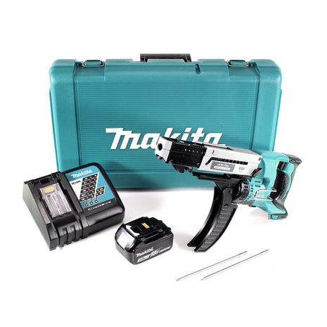 Makita DFR 750 RF1E Akku Magazinschrauber 18 V 45-75mm + 1x Akku 3,0Ah + Ladegerät + Koffer - Toolbrothers