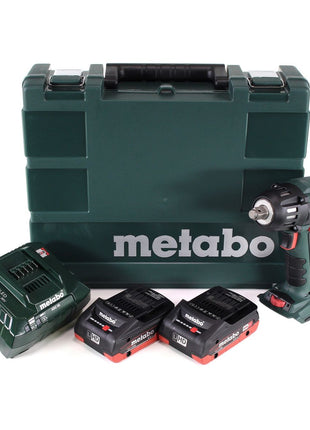 Metabo SSW 18 LTX 400 BL Akku Schlagschrauber 18V ( 602205650 ) 400Nm 1/2" Brushless + 2x LIHD Akku 4,0Ah + Ladegerät + Koffer - Toolbrothers