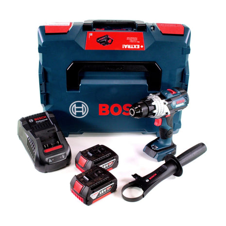 Bosch GSR 18V-110 C Akku Bohrschrauber 18V 110Nm Brushless + 2x Akku 5,0Ah + Ladegerät + L-Boxx - Toolbrothers