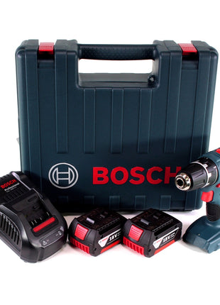 Bosch Professional GSR 18V-21 Akku Bohrschrauber 18V 55Nm + 2x Akku 3,0Ah + Ladegerät + Koffer - Toolbrothers