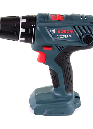 Bosch Professional GSR 18V-21 taladro atornillador inalámbrico 18V 55Nm + 1x batería 5.0Ah + cargador + maletín