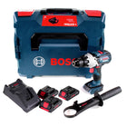 Bosch Taladro percutor inalámbrico GSB 18V-110 C Professional 18V 110Nm + 3x batería ProCore 4,0 Ah + cargador + L-Boxx (0615990L4N)