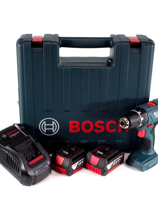 Bosch Professional GSR 18V-21 taladro atornillador inalámbrico 18V 55Nm + 2x baterías 5.0Ah + cargador + maletín