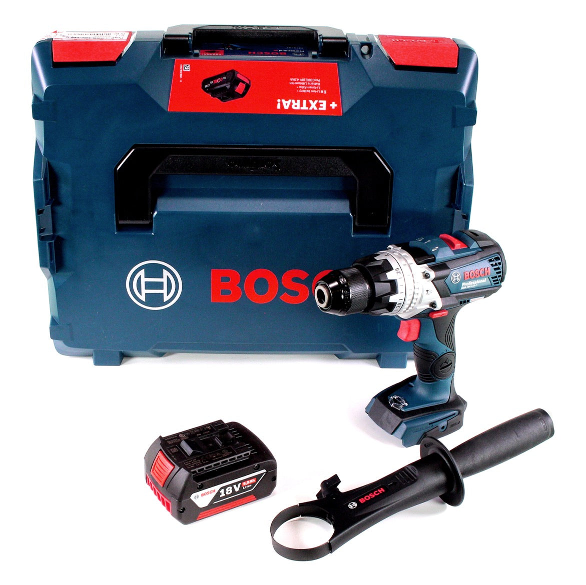 Bosch GSB 18V-110 C taladradora de percusión con acumulador Profesional 18V 110Nm + 1x acumulador 5,0 Ah + L-Boxx - sin cargador