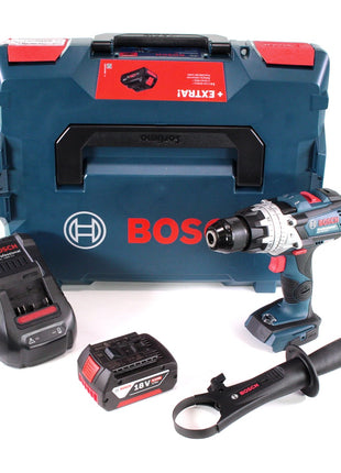 Taladro percutor inalámbrico Bosch GSB 18V-110 C Professional 18V 110Nm + 1x batería 5,0 Ah + cargador + L-Boxx