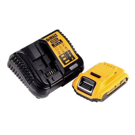 DeWALT DCF 887 D1 Atornillador de impacto sin escobillas XR 18V en maletín TSTAK + 1x Batería DCB 183 2,0 Ah + Cargador DCB 115
