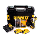 DeWALT DCF 887 D2 Atornillador de impacto sin escobillas XR 18V en maletín TSTAK + 2x Batería DCB 183 2,0 Ah + Cargador DCB 115
