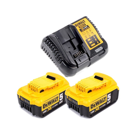 DeWALT DCF 887 P2 Atornillador de impacto sin escobillas XR 18V en maletín TSTAK + 2x Batería DCB 184 5,0 Ah + Cargador DCB 115