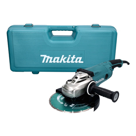 Makita GA 9020 RFK3 Winkelschleifer 2200 W 230 mm + 2x Trennscheibe + Koffer