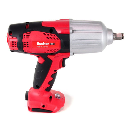 Fischer FSS 18V 600 BL Atornillador de impacto inalámbrico 1/2" 600Nm Brushless Set 1 (552923) Solo + L-Boxx - sin batería, sin cargador