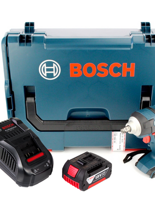 Atornillador de impacto inalámbrico Bosch GDS 18 V-EC 250 18V 250Nm sin escobillas + 1x batería 3.0Ah + cargador + L-Boxx