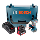 Bosch GDS 18 V-EC 250 Akku Drehschlagschrauber 18V 250Nm Brushless + 2x Akku 3,0Ah + Ladegerät + L-Boxx