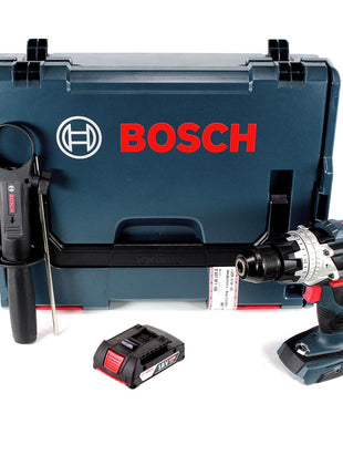 Bosch GSB 18V-85 C taladro percutor inalámbrico 18V 85Nm 1/2" sin escobillas + 1x batería 2.0Ah + L-Boxx - sin cargador