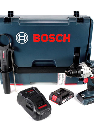 Bosch GSB 18V-85 C akumulatorowa wiertarko-wkrętarka udarowa 18V 85Nm 1/2" bezszczotkowa + 1x akumulator 2.0Ah + ładowarka + L-Boxx