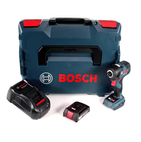 Bosch GDR 18 V-160 Visseuse à chocs sans fil 1/4" Douille hexagonale +Coffret L-Boxx - sans Batterie, ni Chargeur