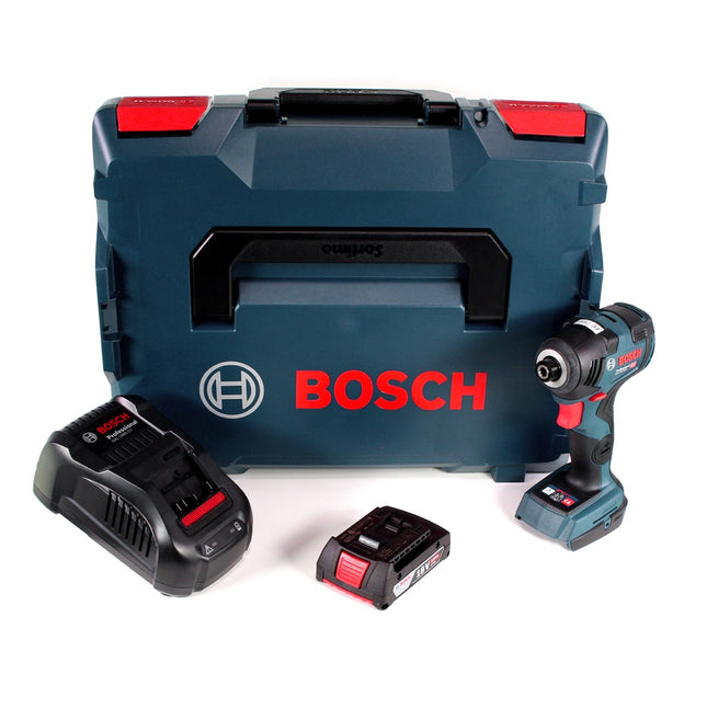 Bosch GDR 18 V-160 Professional Llave de impacto a batería 18 V en maletín L-Boxx - Sin batería, sin cargador incluidos