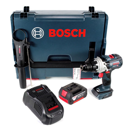 Taladro atornillador a batería Bosch GSB 18V-85 C 18 V 85 Nm 1/2" sin escobillas + 1 batería de 3,0 Ah + cargador + L-Boxx