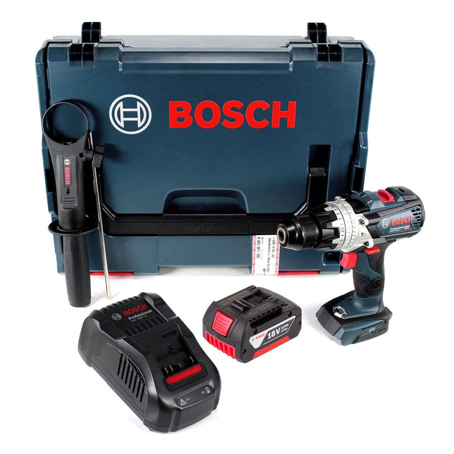 Bosch GSB 18V-85 C Avvitatore a percussione a batteria 18 V 85 Nm 1/2" senza spazzole + 1 batteria da 3,0 Ah + caricabatteria + L-Boxx
