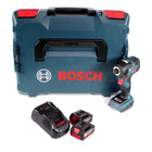 Bosch GDR 18V-160 atornillador de impacto inalámbrico 18V 160Nm + 2x baterías 5.0Ah + cargador + L-Boxx