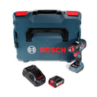 Llave de impacto rotativa a batería Bosch GDX 18V-200 C 18V 200Nm sin escobillas + módulo de conectividad Bluetooth GCY 30-4 + 1x batería 3.0Ah + cargador + L-Boxx