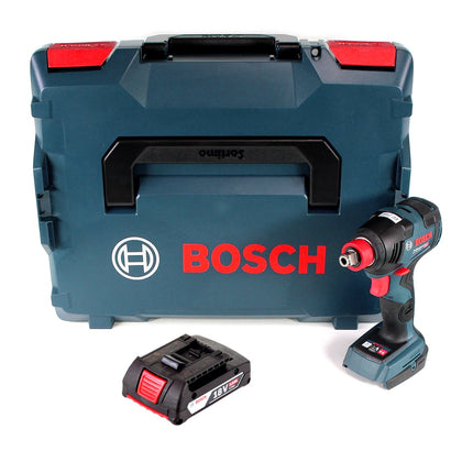 Bosch GDX 18 V-200 C Professional Llave de impacto a batería en maletín L-Boxx - Sin batería, sin cargador incluidos