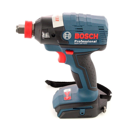 Bosch GDX 18 V-200 C Professional Llave de impacto a batería en maletín L-Boxx - Sin batería, sin cargador incluidos