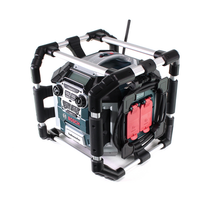 Bosch GML 50 cargador de radio de batería radio de obra 18V 50W IP54 + 1x batería 3.0Ah + cargador