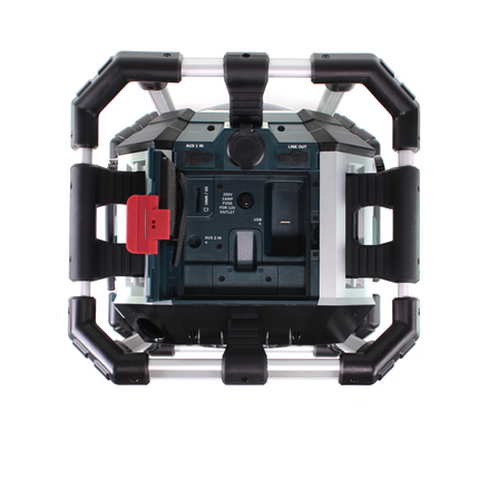 Bosch GML 50 cargador de radio de batería radio de obra 18V 50W IP54 + 1x batería 3.0Ah + cargador