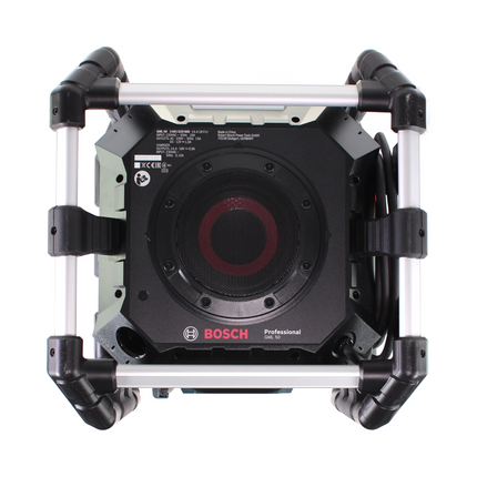 Bosch GML 50 cargador de radio de batería radio de obra 18V 50W IP54 + 2x baterías 5.0Ah + cargador