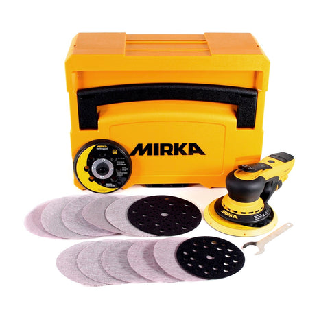 Mirka DEROS 5650CV Levigatrice orbitale 125mm/150mm / orbita 5,0 / Brushless + Valigetta Systainer ( MID5650202CA )