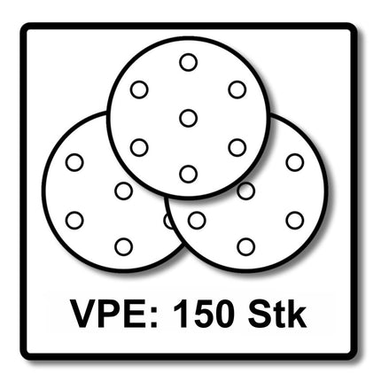 Lijadora pulidora excéntrica Mirka AROP-B 312NV 77mm carrera 12mm 10,8V sin escobillas (8991012311) + 2x batería 2,5Ah + cargador + 150x discos de lijado ABRANET