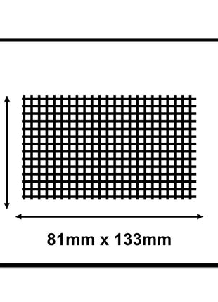 Mirka ABRANET 81x133mm Puño P100, 200ud. (4x5417805010)