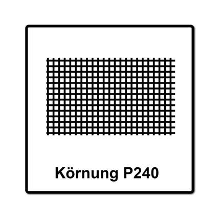 Mirka ABRANET 70x198mm Puño P240, 100ud. (2x5415005025)