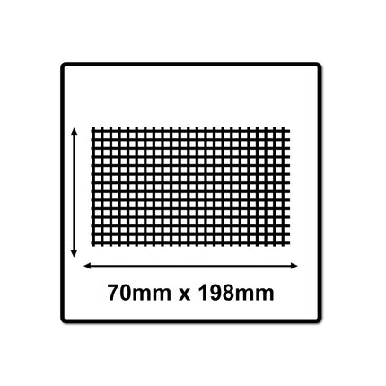 Mirka ABRANET 70x198mm Puño P120, 200ud. (4x5415005012)