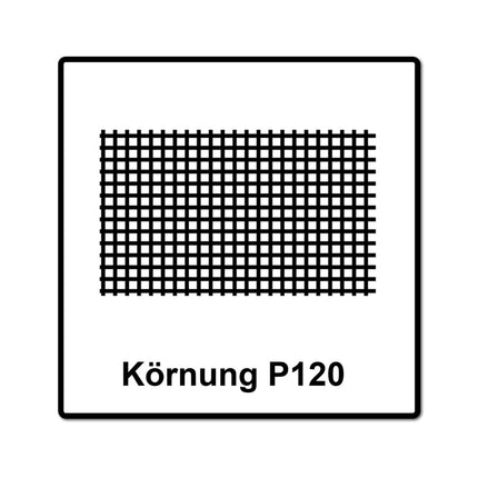 Mirka ABRANET 70x198mm Puño P120, 200ud. (4x5415005012)