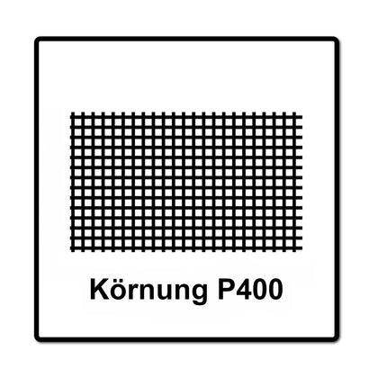 Mirka ABRANET 115x230mm Puño P400, 200ud. (4x5411205041)