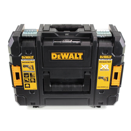 DeWALT DCS 367 NT Sierra sable compacta a batería XR 18V en maletín TSTAK - Sin batería, sin cargador incluidos